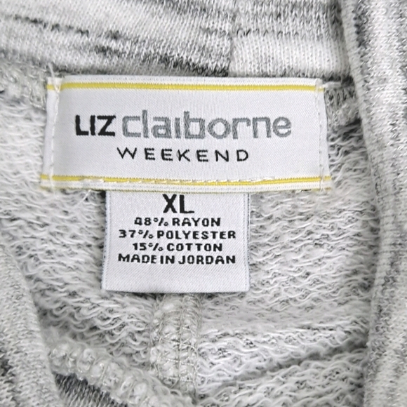 Liz Claiborne Weekend Cowl Neck Sweatshirt Size XL - Picture 2 of 7